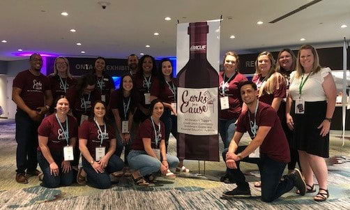 Young Professionals and Corks Sign